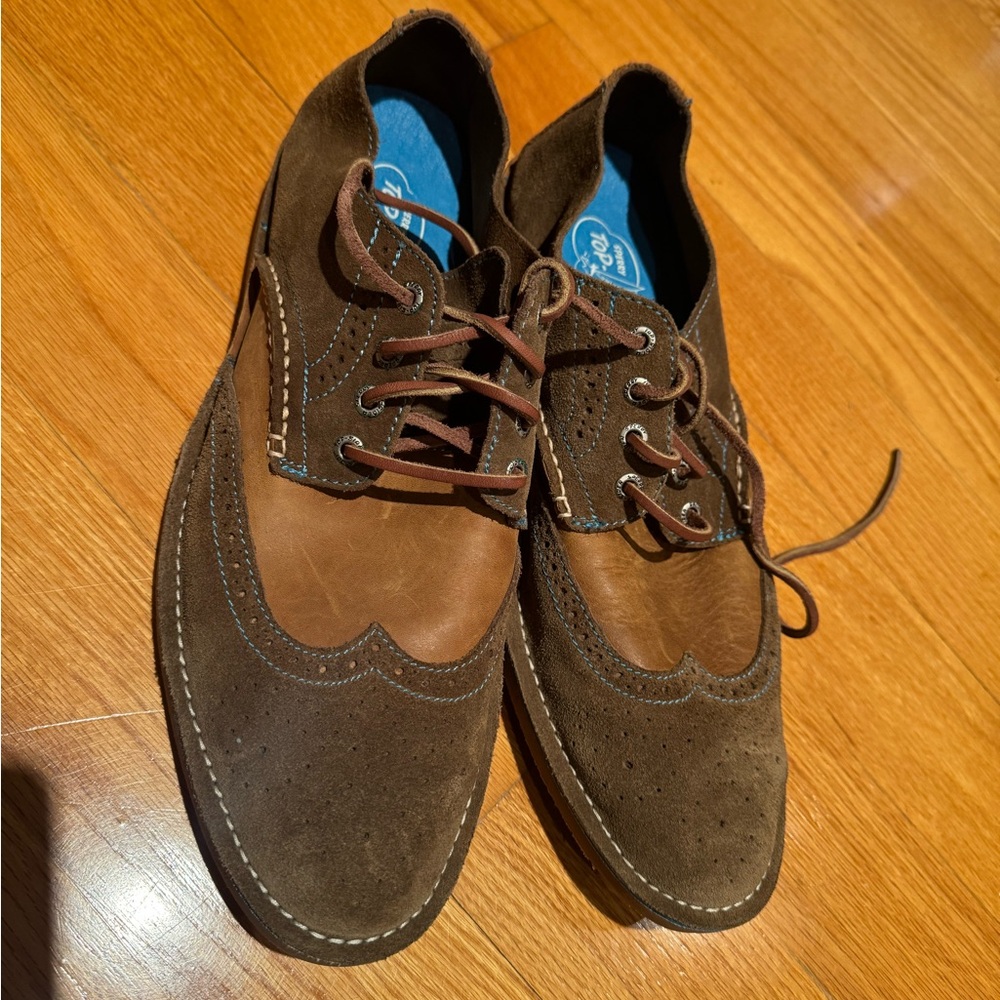 Sperry Top Sider Men's 11 Brown Leather Oxford Shoes (no box)